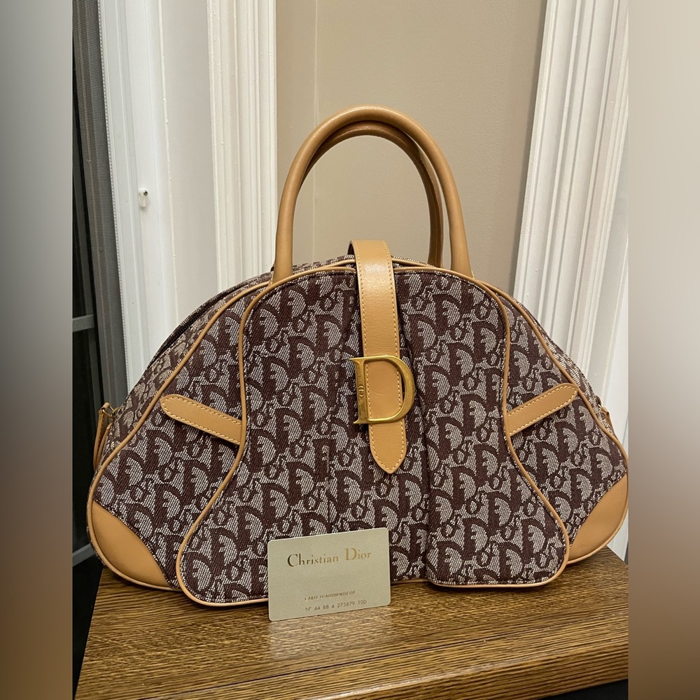 💕Dior Monogram Saddle Bowler